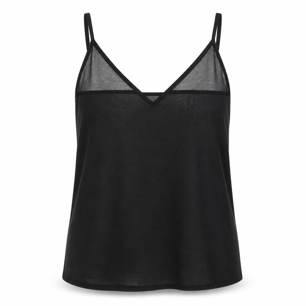 River Island Womens Black   Camisole Blouse Size 12