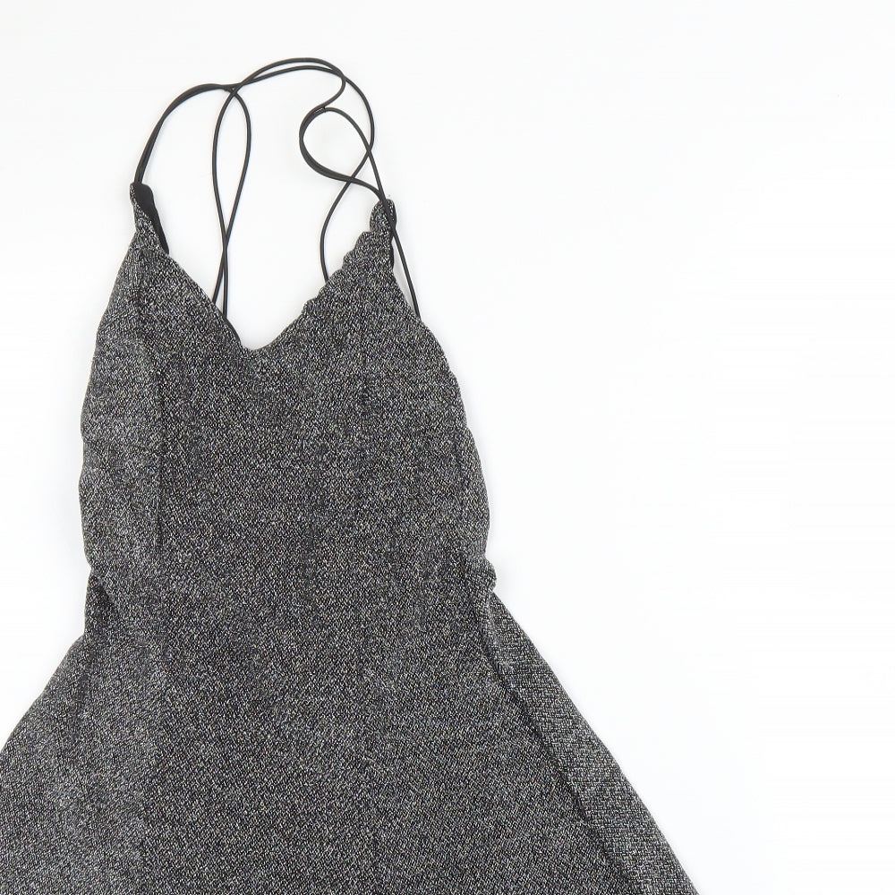 H&M Womens Silver   A-Line  Size XS