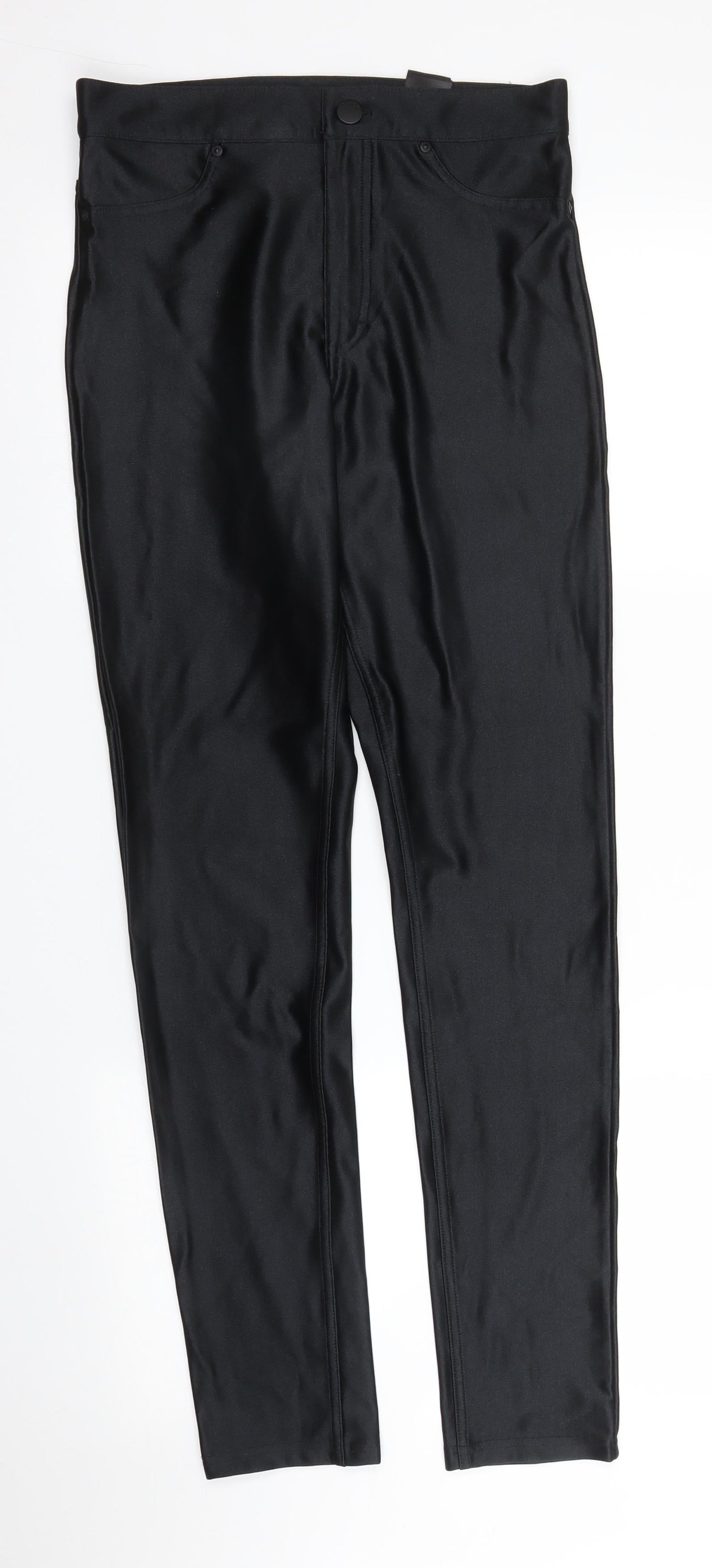 H&M Womens Black   Carrot Trousers Size S L29 in
