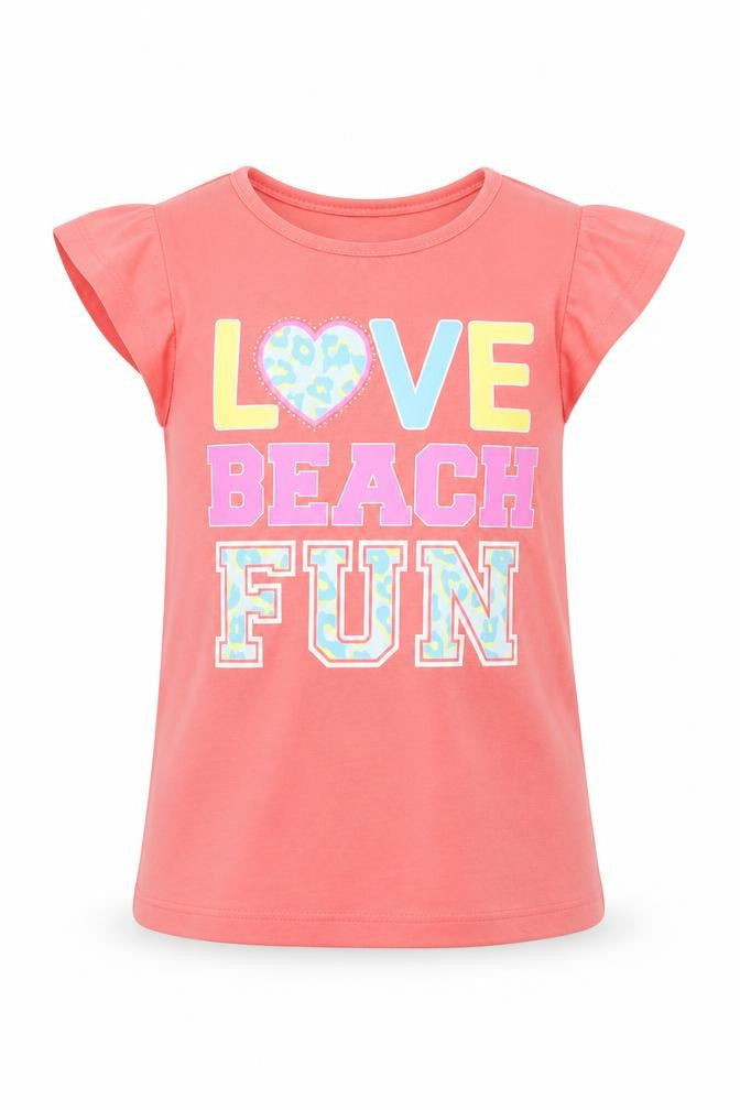 Primark Girls Pink   Basic T-Shirt Size 4 Years