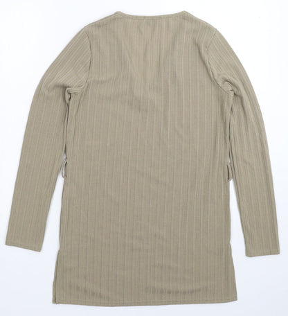 Papaya Womens Grey   Basic T-Shirt Size 8