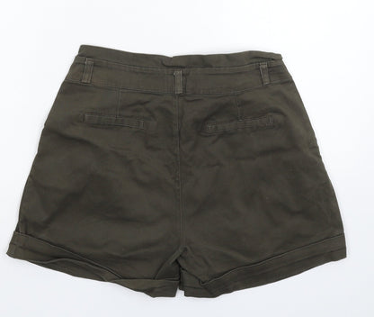 Preloved Justmila Womens Grey   Hot Pants Shorts Size 28 in - Back