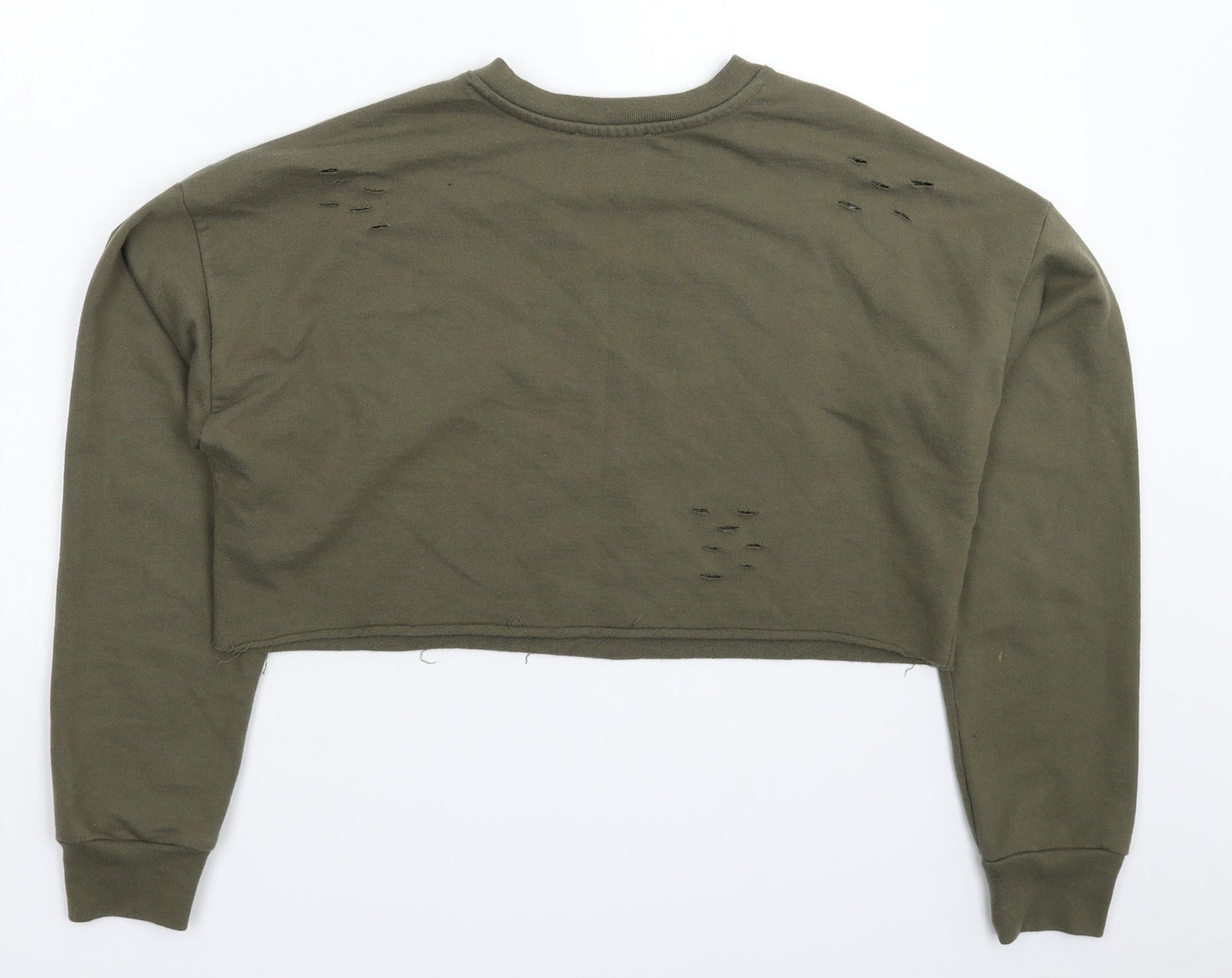 FOREVER 21 Womens Green   Pullover Sweatshirt Size S