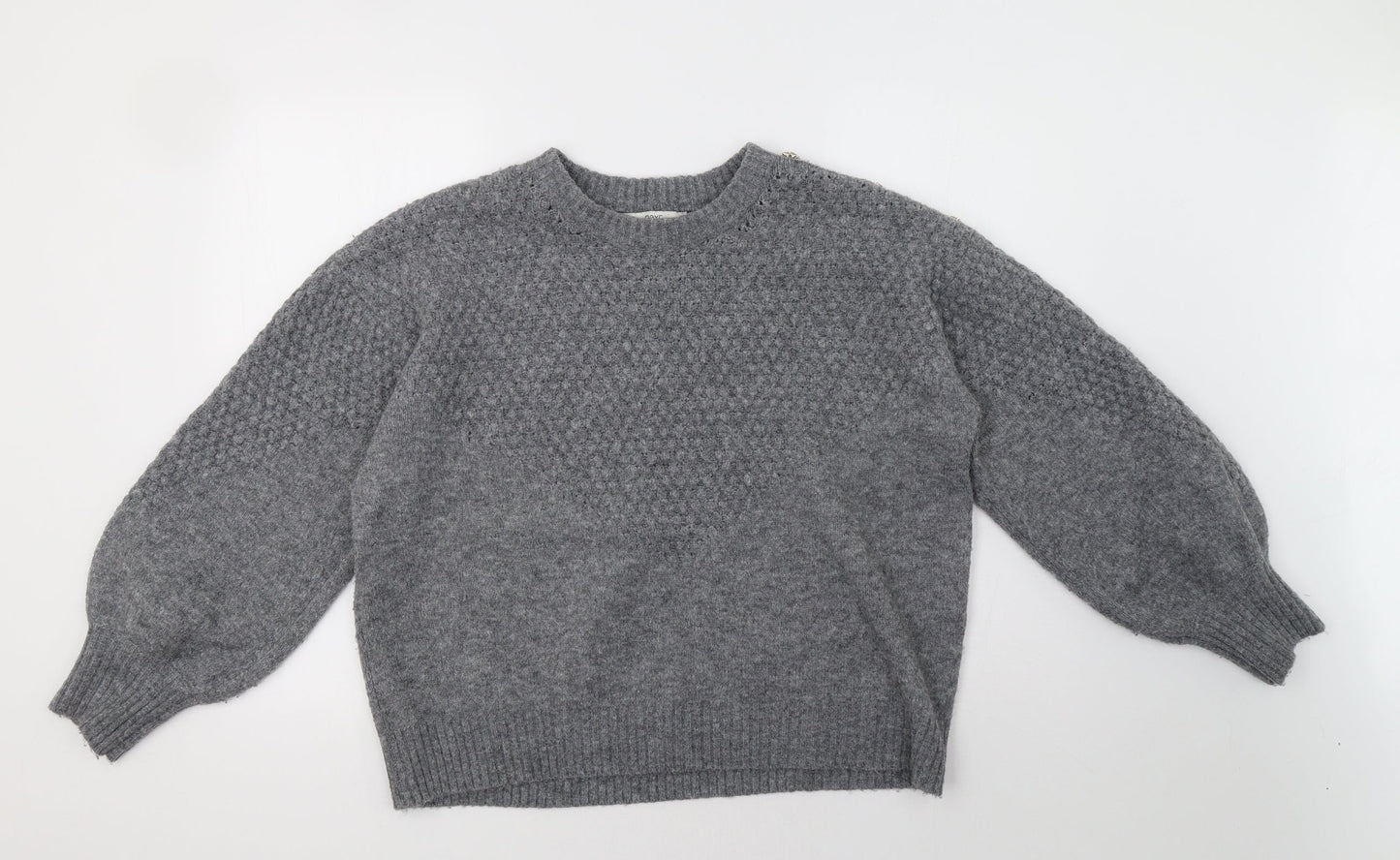 NEXT Womens Grey   Pullover Sweatshirt Size L
