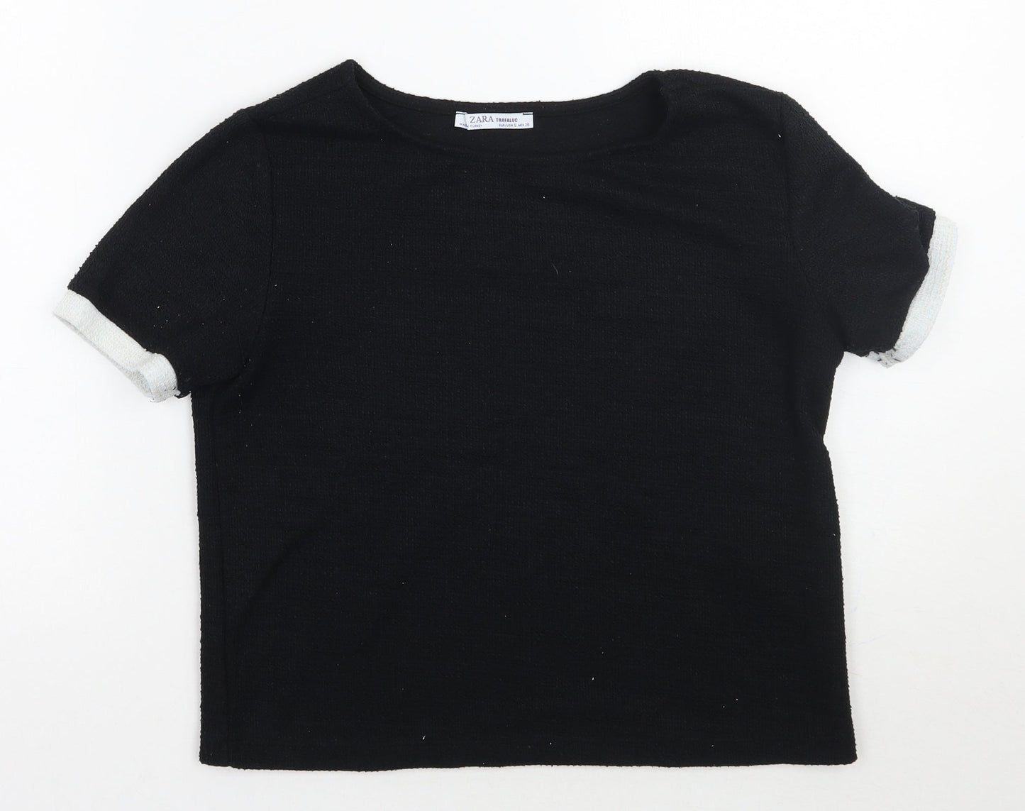 Zara Womens Black   Basic T-Shirt Size S