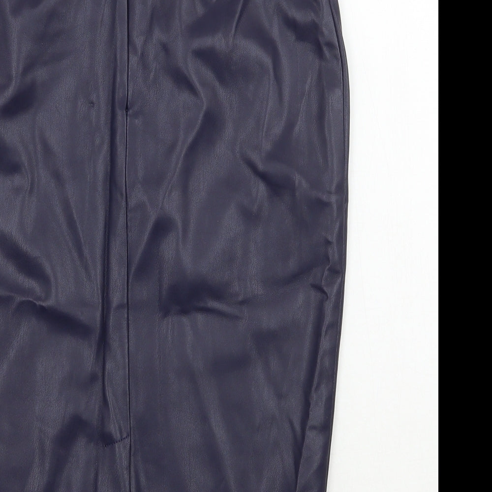 Warehouse Womens Purple   A-Line Skirt Size 8