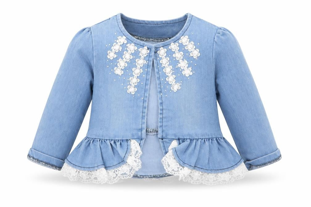 Preworn Girls Blue   Jacket  Size 2 Years