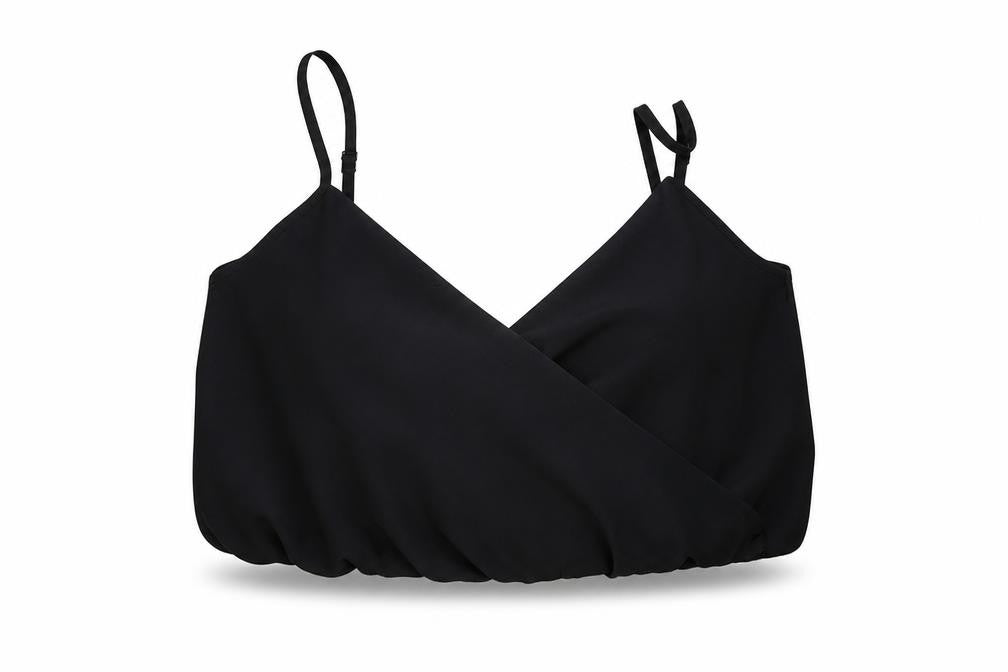 Miss Selfridge Womens Black   Cropped Tank Size 8