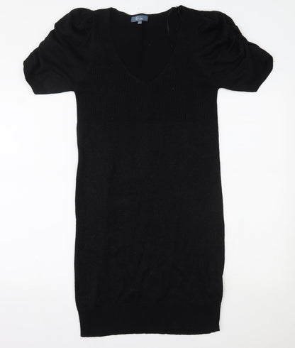 Preloved eVIE Womens Black   Bodycon  Size 12 - Front