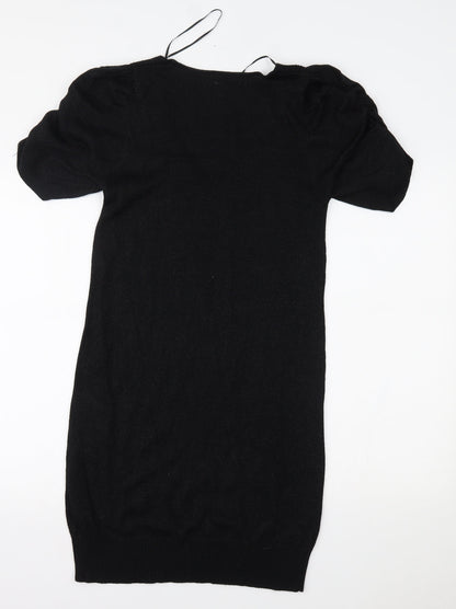 Preloved eVIE Womens Black   Bodycon  Size 12 - Back