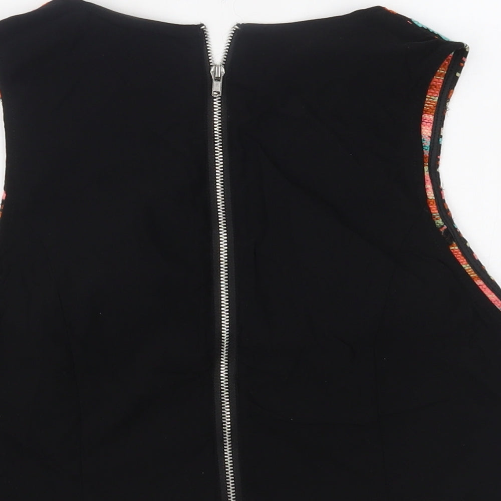 H&M Womens Multicoloured   Basic Tank Size 12