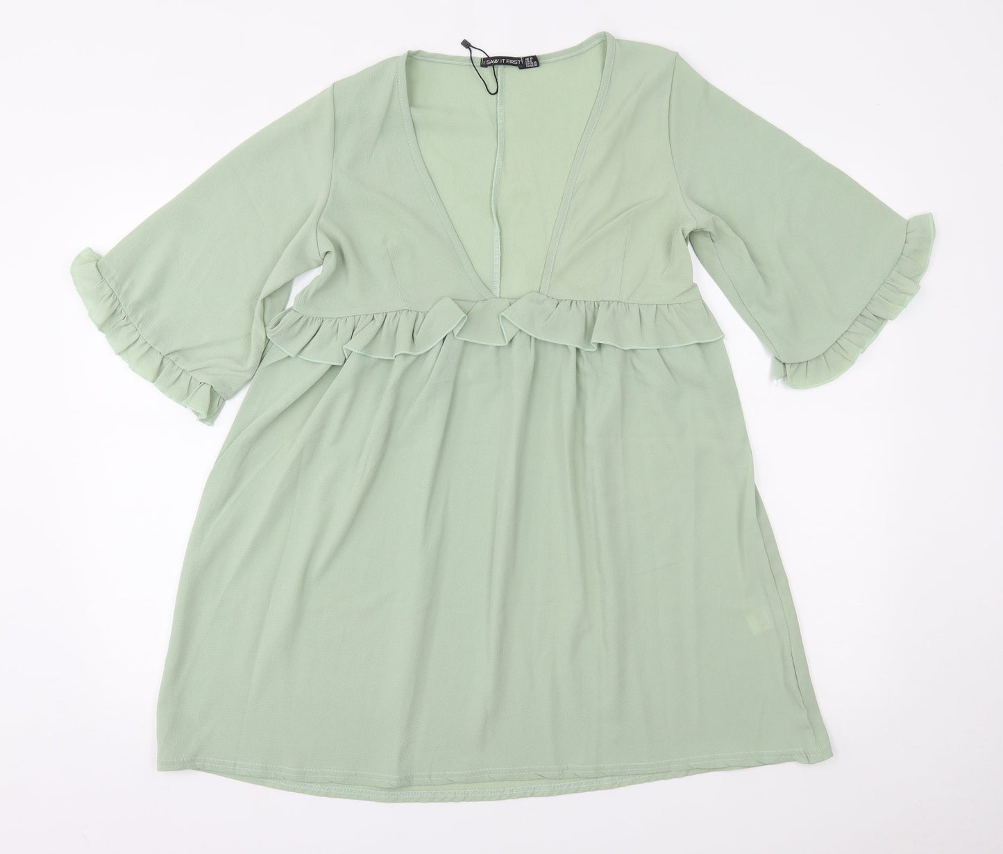 I SAW IT FIRST Womens Green   A-Line  Size 10