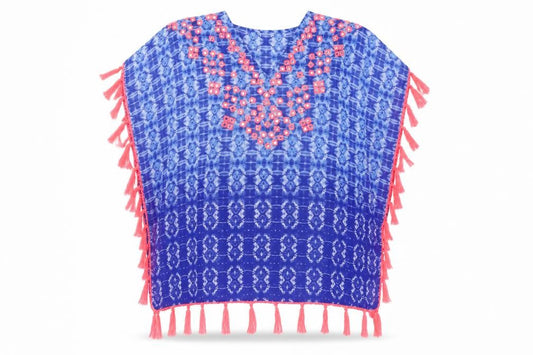 Boohoo Womens Blue    Poncho Size 14