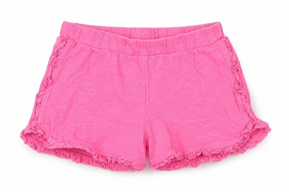 Florence and Fred Girls Pink   Paperbag Shorts Size 4-5 Years
