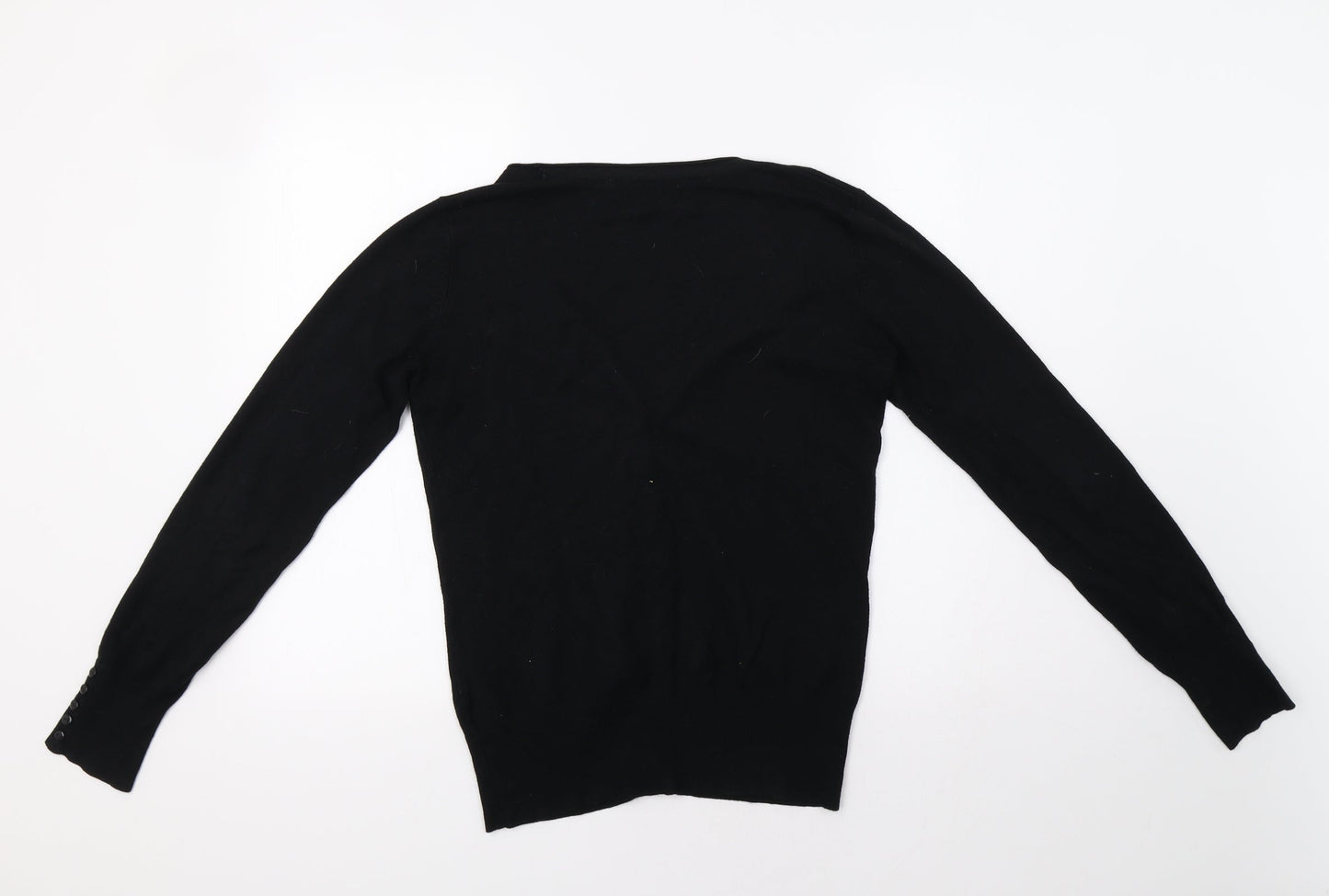 M&Co Womens Black   Cardigan Jumper Size 12
