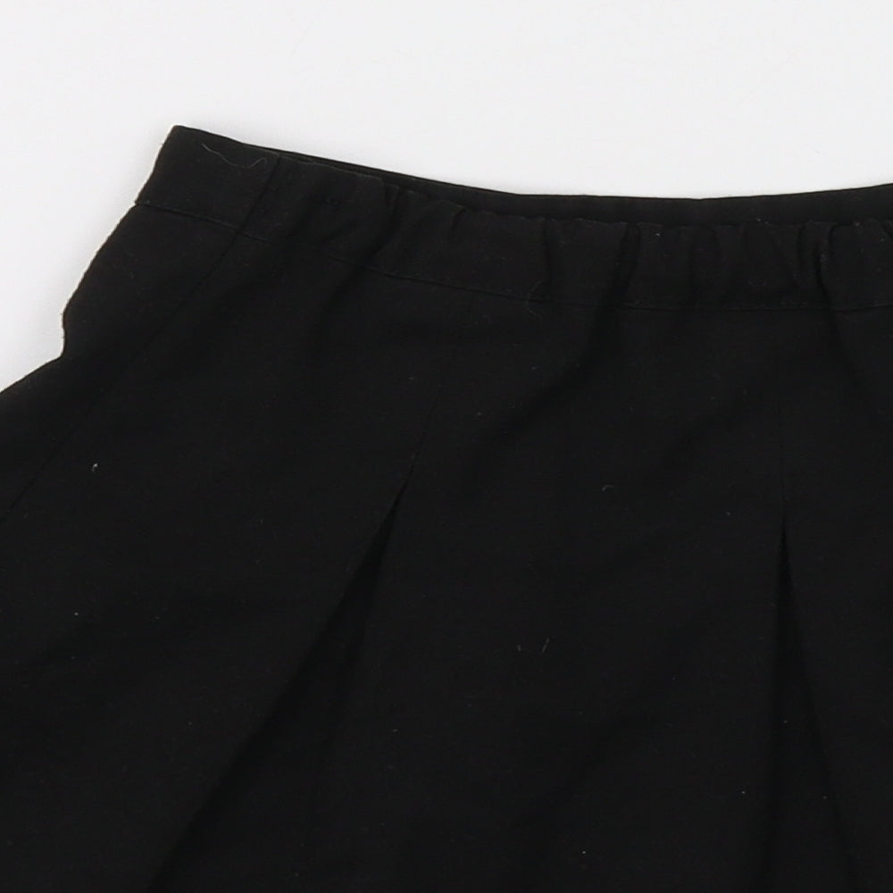 George Girls Black   Flare Skirt Size 3-4 Years