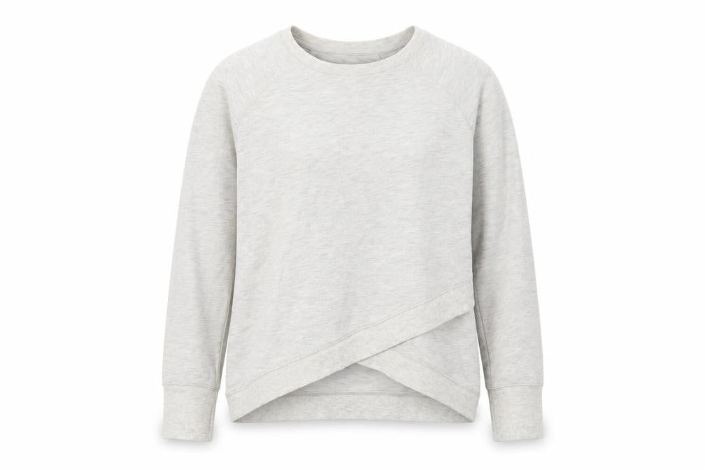 Souluxe Womens Grey   Pullover Sweatshirt Size S
