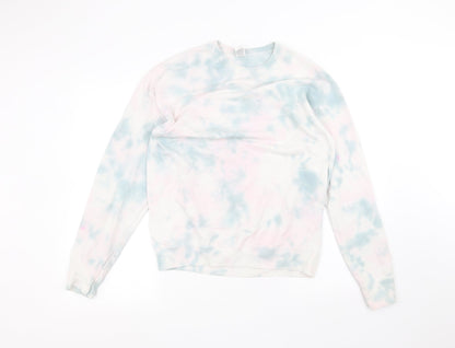 Preloved Fruit of the Loom Womens White   Pullover Jumper Size M - Front
