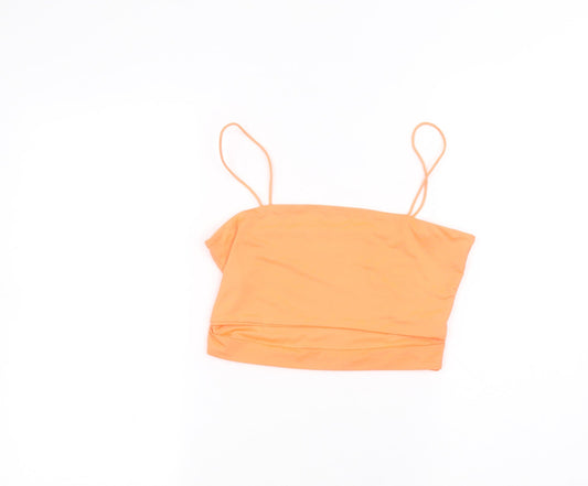 Preworn Womens Orange   Basic Blouse Size S