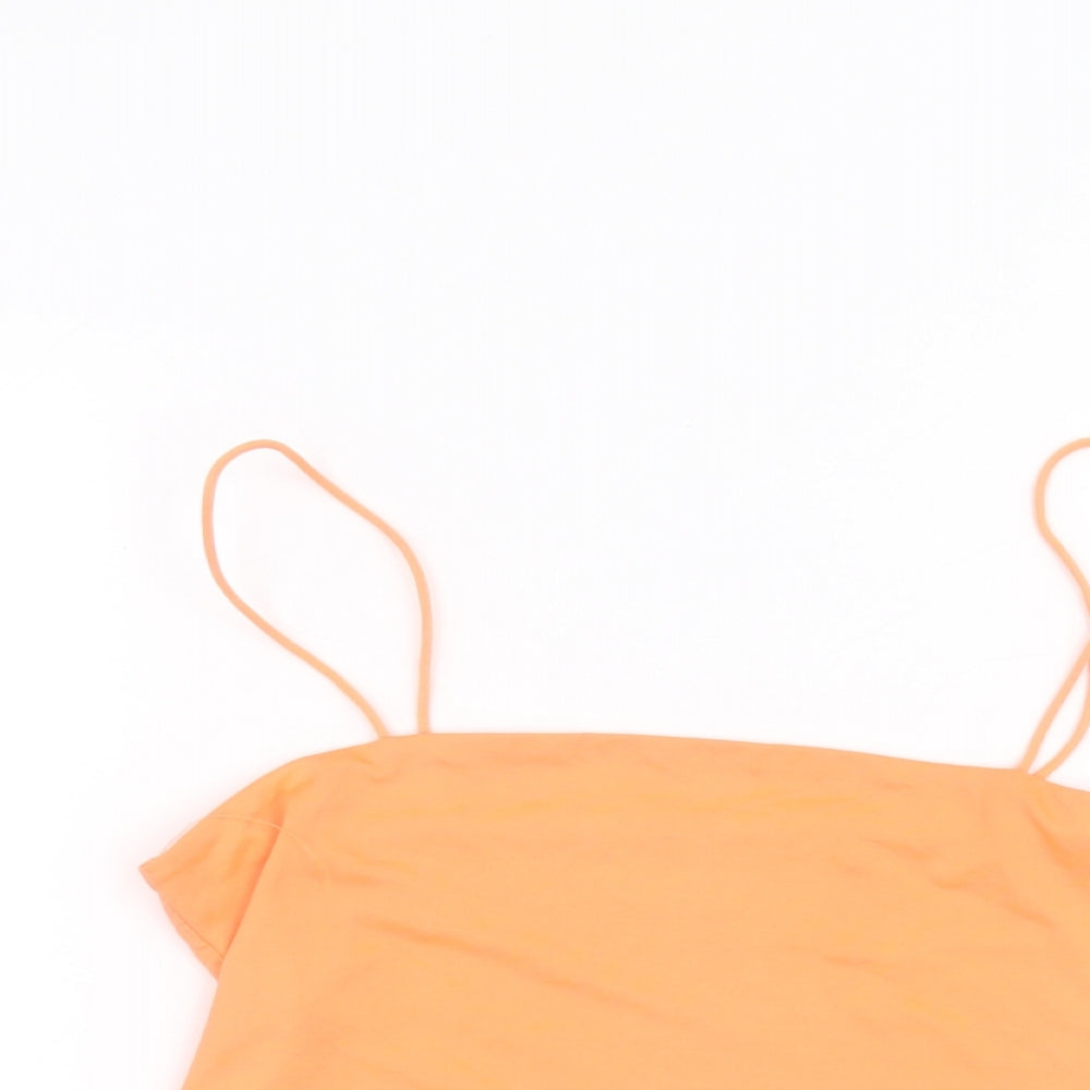 Preworn Womens Orange   Basic Blouse Size S