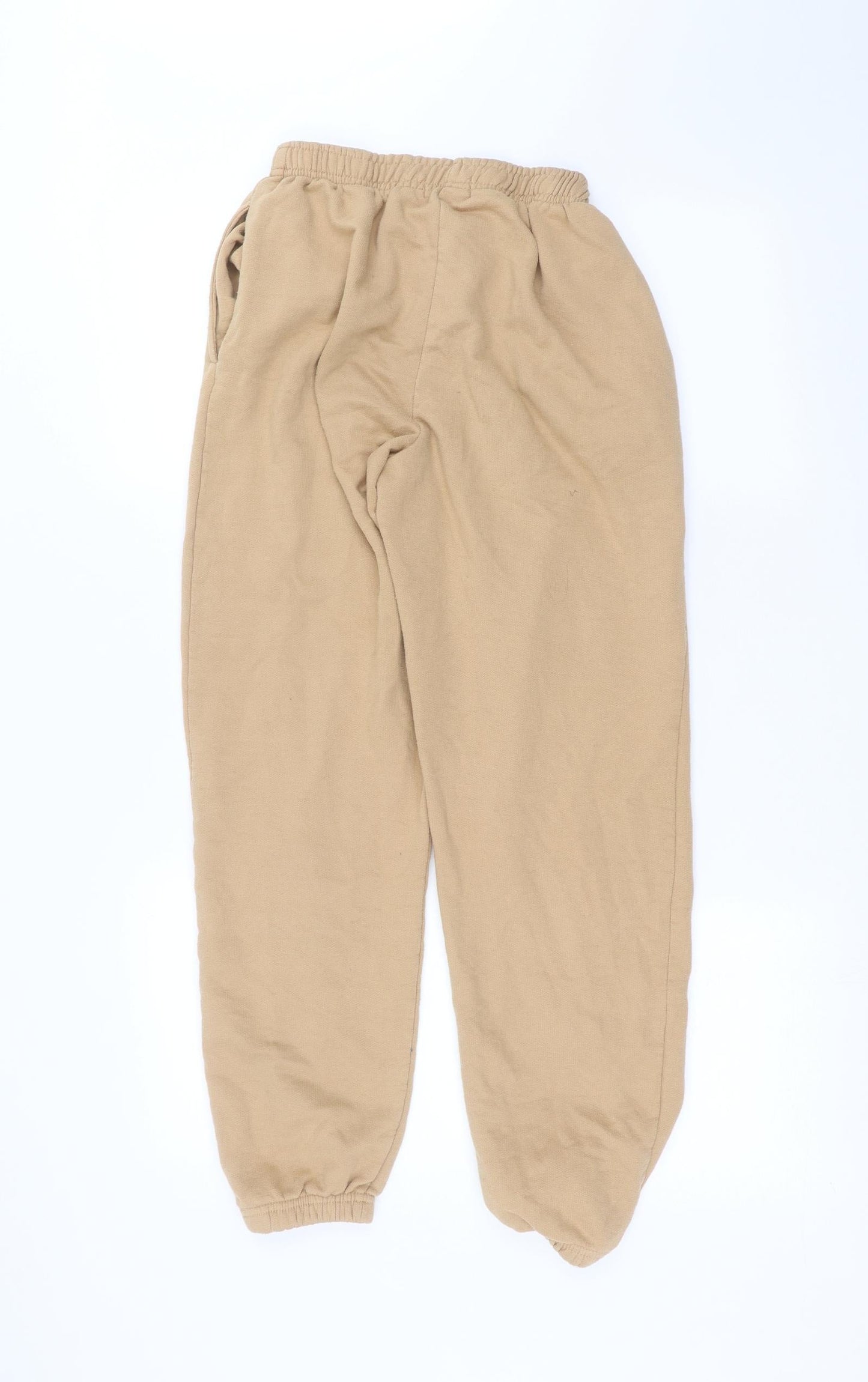PRETTYLITTLETHING Womens Brown   Sweatpants Trousers Size XS L24 in