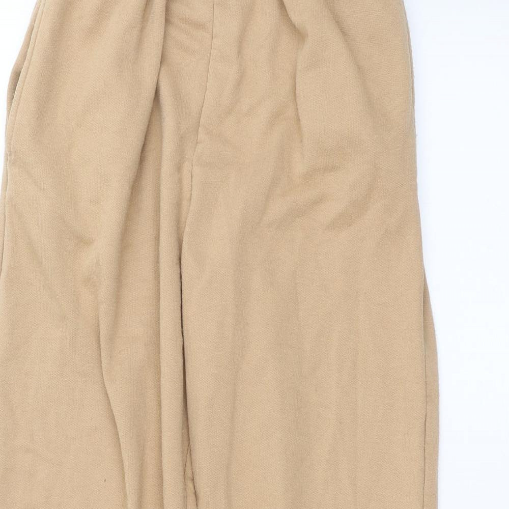 PRETTYLITTLETHING Womens Brown   Sweatpants Trousers Size XS L24 in