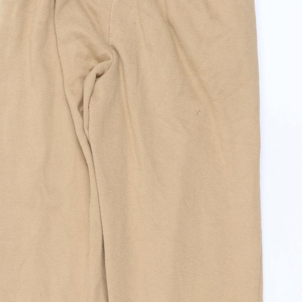 PRETTYLITTLETHING Womens Brown   Sweatpants Trousers Size XS L24 in