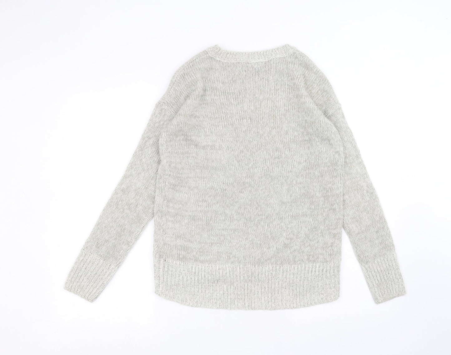 New Look Womens White   Pullover Jumper Size S