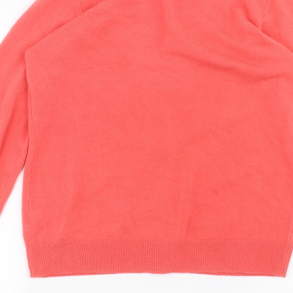 Classic Womens Pink   Cardigan Jumper Size L
