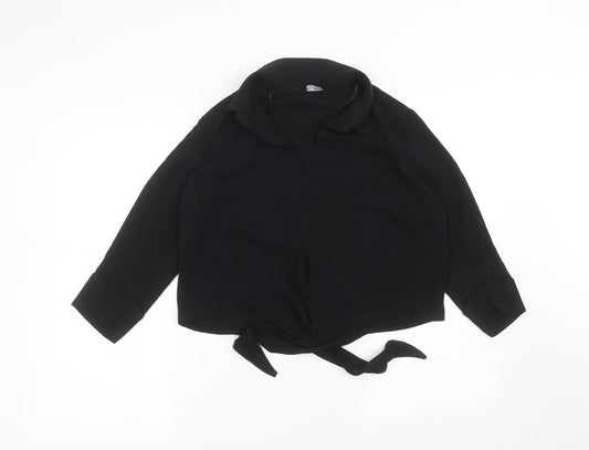Select Womens Black   Basic T-Shirt Size 10