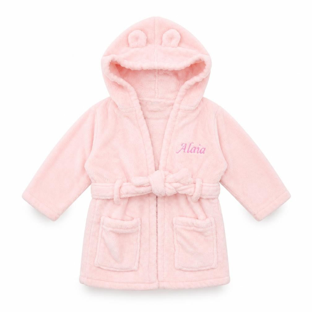 MY1STYEARS Girls Pink Solid   Robe Size 6-9 Months