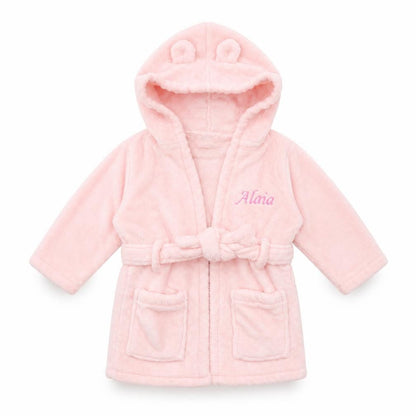 MY1STYEARS Girls Pink Solid   Robe Size 6-9 Months