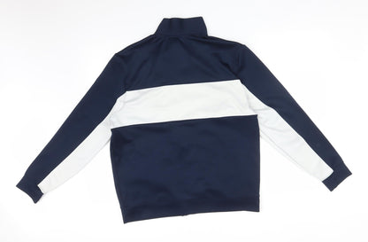George Mens Multicoloured Striped  Full Zip Jumper Size M