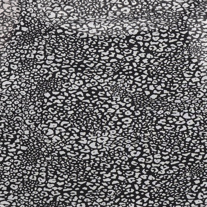 Preloved Preworn Womens Black Animal Print  Basic Blouse Size 14 - Label