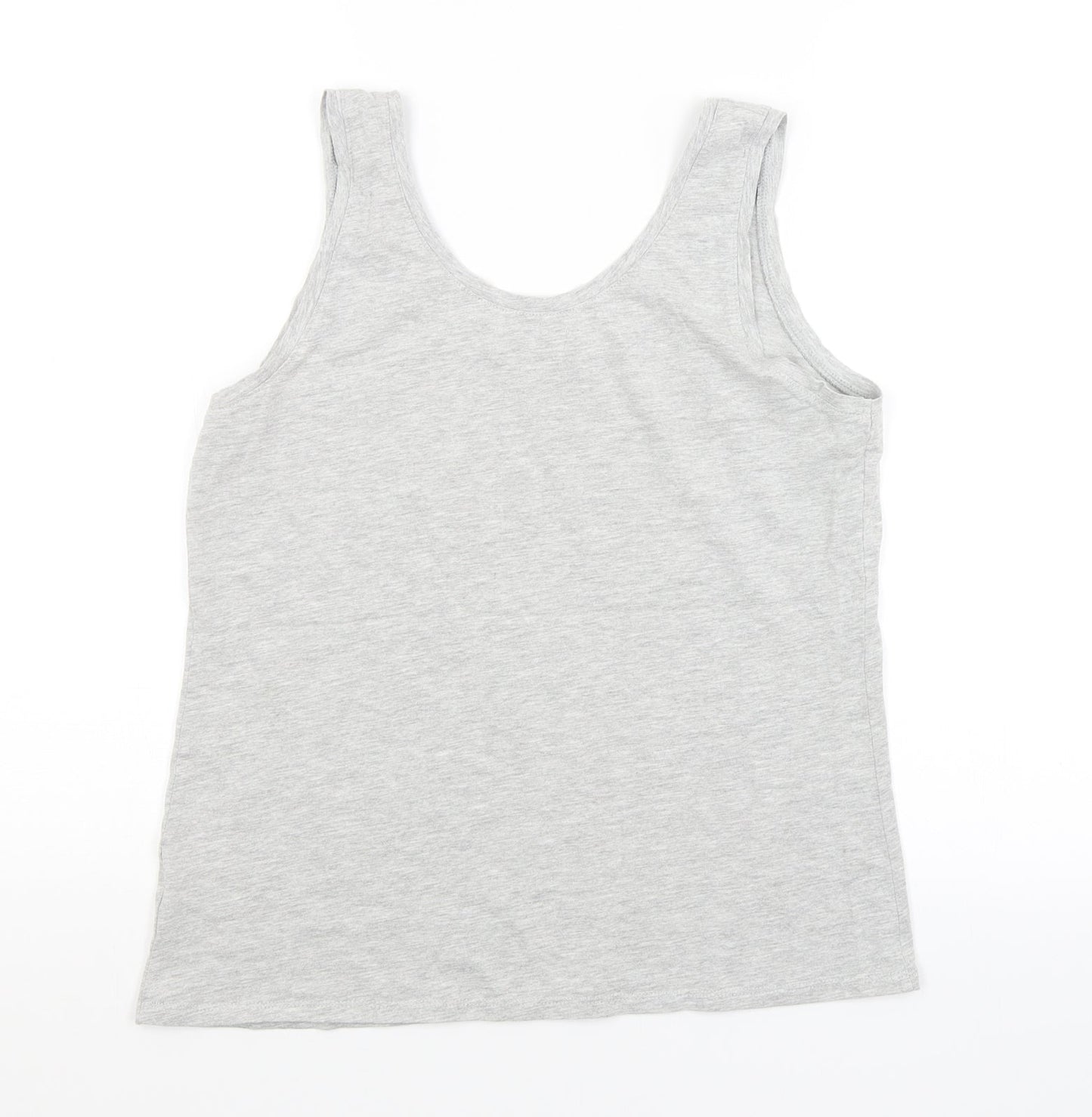 Preworn Womens Grey   Basic Tank Size 12