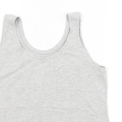 Preworn Womens Grey   Basic Tank Size 12
