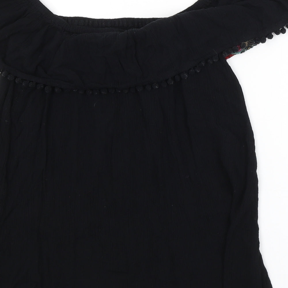 F&F Womens Black   Basic Blouse Size 10