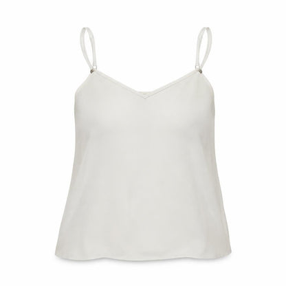 River Island Womens White   Basic Tank Size 10