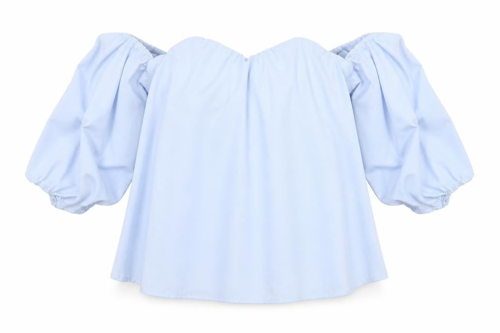 CHERRY KOKO Womens Blue   Basic Blouse Size L