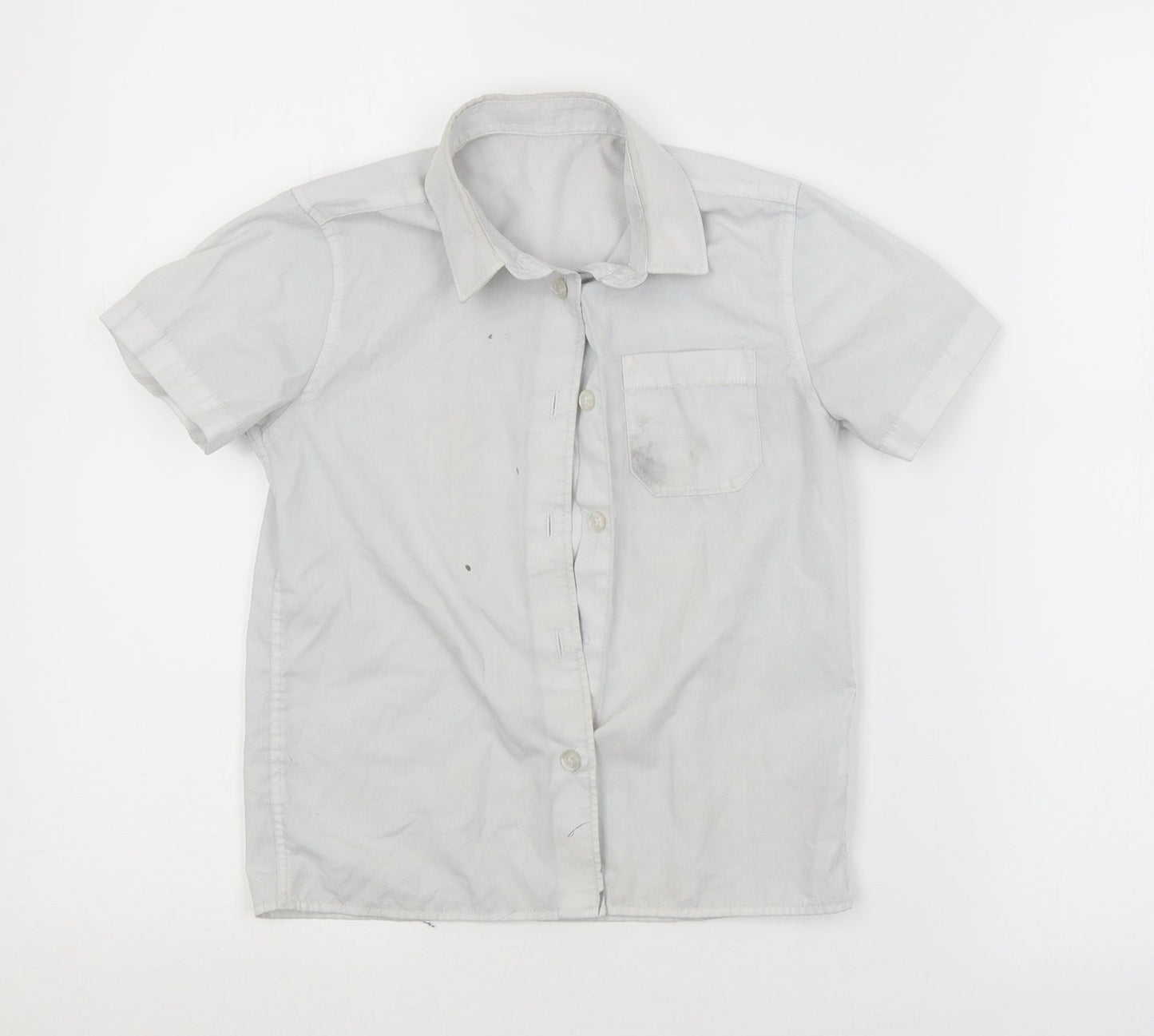 F&F Boys Grey   Basic Button-Up Size 5-6 Years