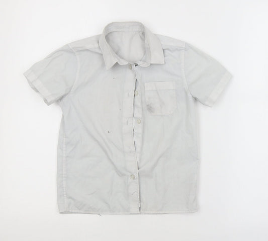 F&F Boys Grey   Basic Button-Up Size 5-6 Years