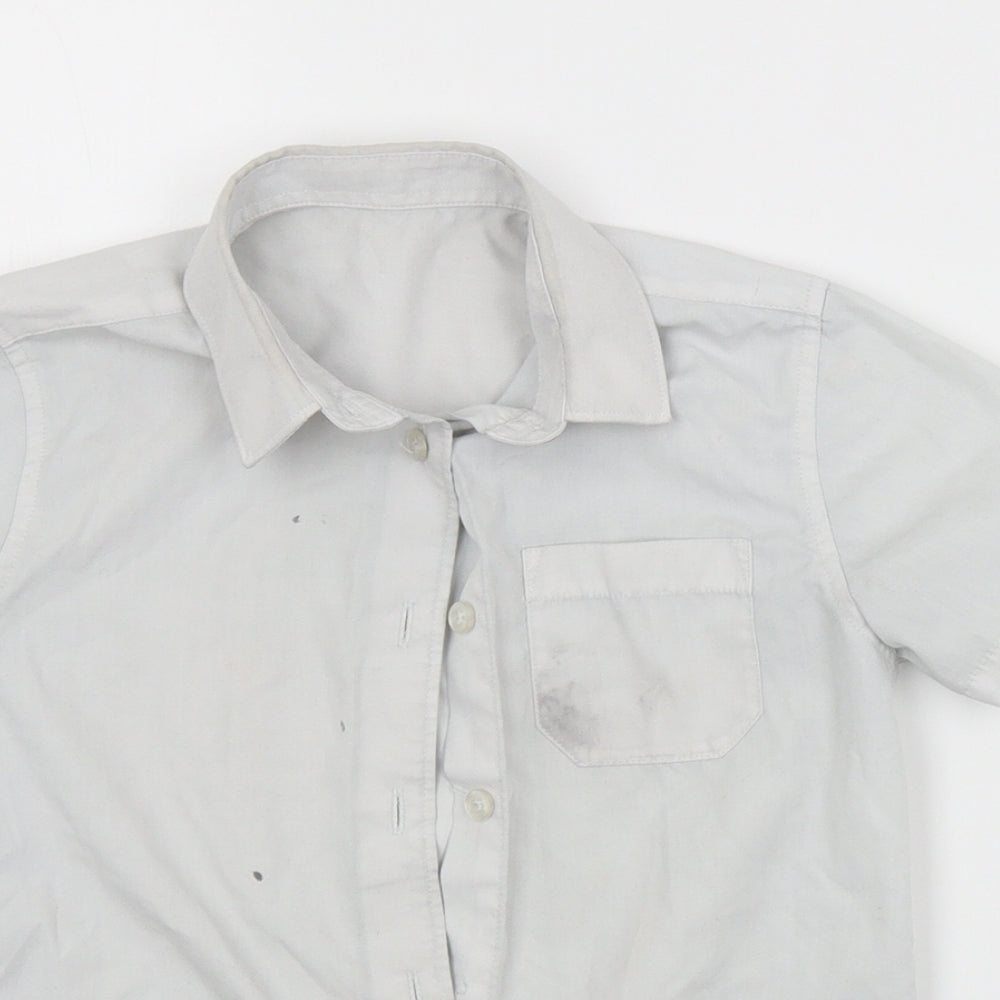 F&F Boys Grey   Basic Button-Up Size 5-6 Years