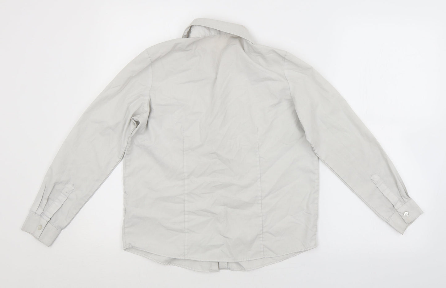 George Girls White   Basic Button-Up Size 11-12 Years