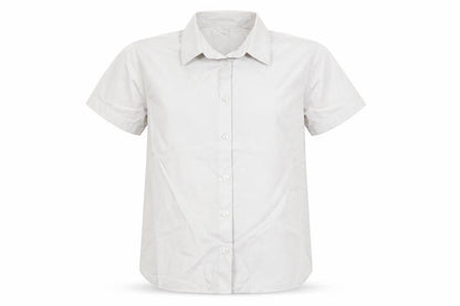 George Girls White   Basic Button-Up Size 9-10 Years