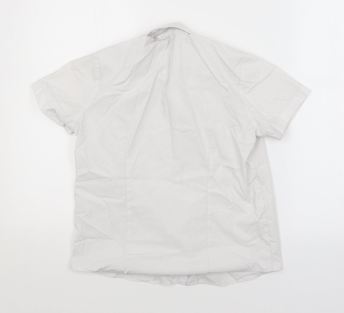 George Girls White   Basic Button-Up Size 9-10 Years