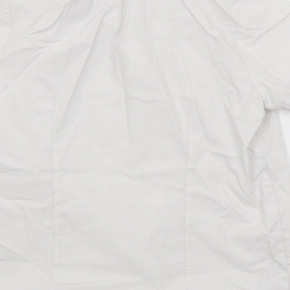 George Girls White   Basic Button-Up Size 9-10 Years
