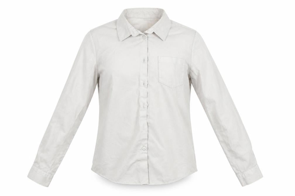 George Girls White   Basic Button-Up Size 11-12 Years