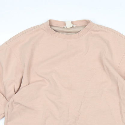 H&M Womens Pink   Pullover Jumper Size 8