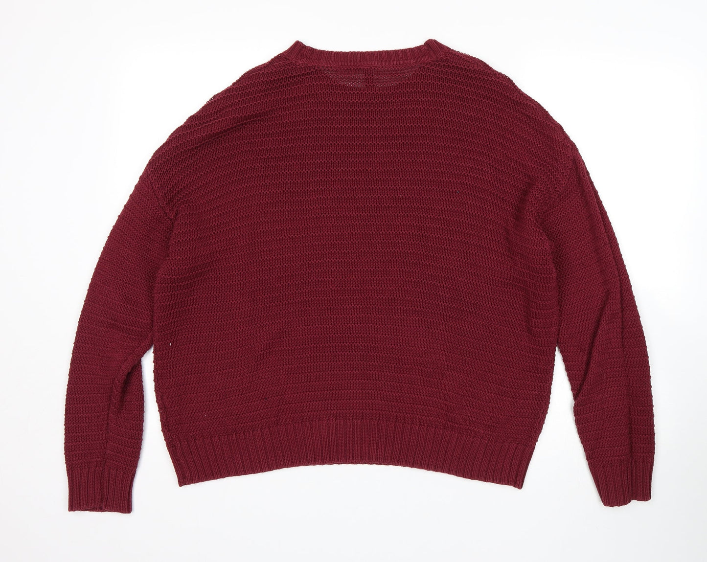 H&M Womens Purple   Pullover Jumper Size M