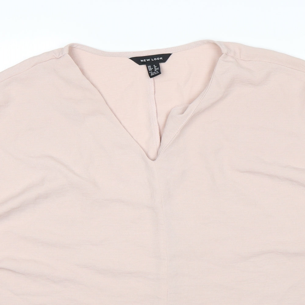 New Look Womens Pink   Basic Blouse Size 8